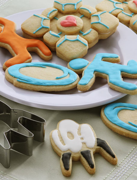 Portal Cookie Cutters Cookies
