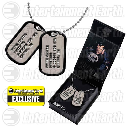 Punisher Frank Castle Dog Tags Necklace Replica