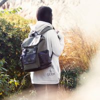 Rebel Canvas & Vegan Leather Backpack