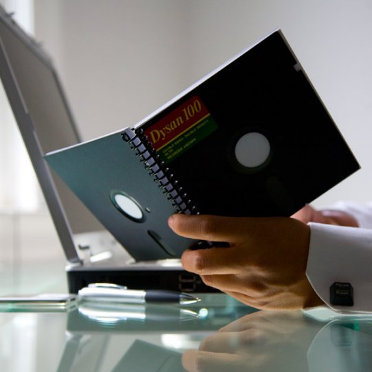 Recycled Floppy Disk Notebook