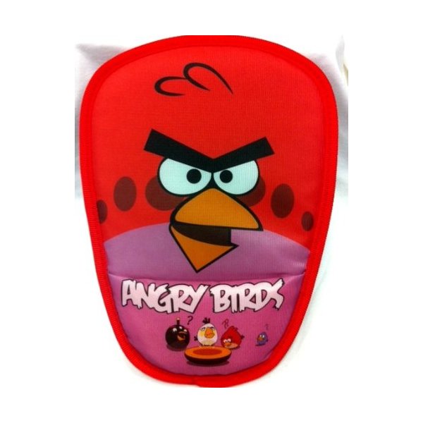 Red Angry Bird Face Mouse Pad with Wrist Rest