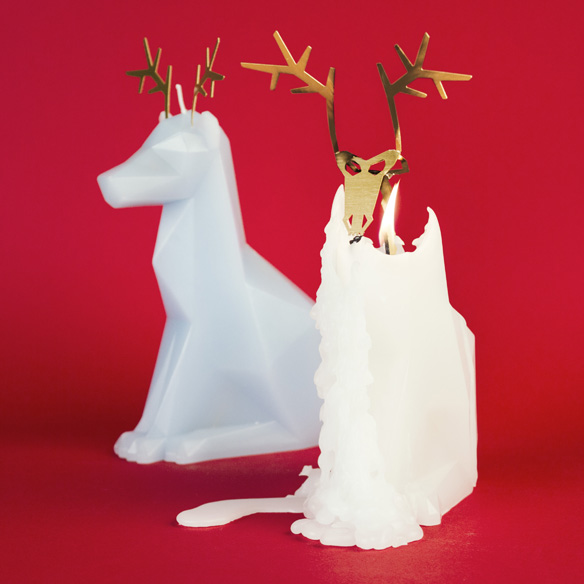 Reindeer PyroPet Candle