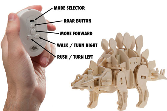 Remote Controlled DIY Wooden Dinosaurs Kit