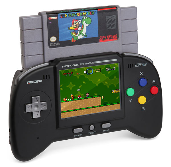 Retro Duo Portable NES SNES Game System