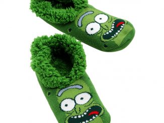 Rick and Morty Pickle Rick Cozy Slippers