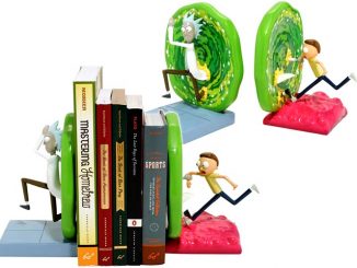 Rick And Morty Portal Bookends