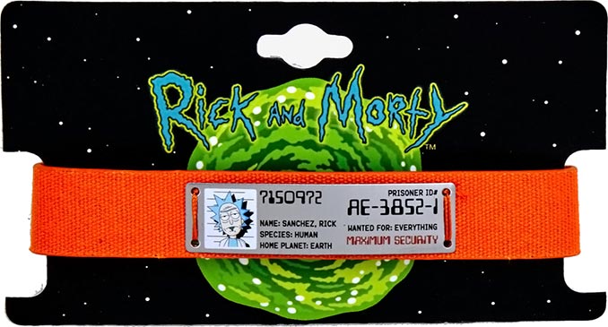 Rick And Morty Prisoner ID Bracelet