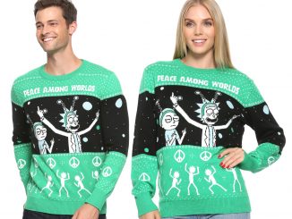 Rick and Morty World Peace Holiday Sweater