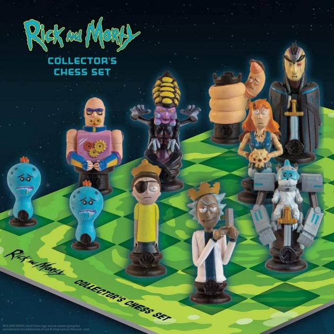 Rick And Morty Collector s Chess Set