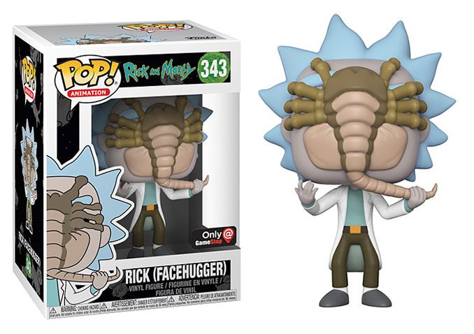 Funko POP! Rick and Morty Rick with Facehugger Vinyl Figure
