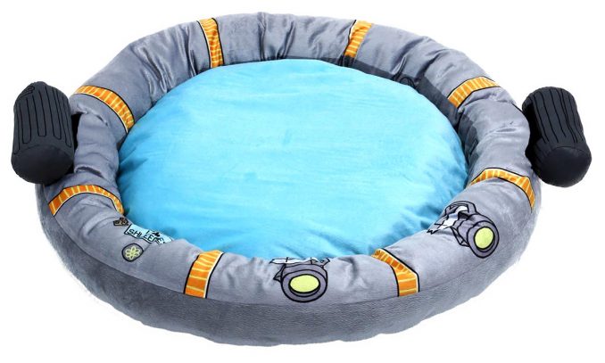 Rick and Morty Spaceship Dog Bed