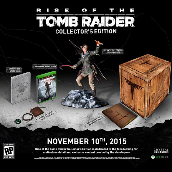 Rise of the Tomb Raider Collectors Edition Video Game