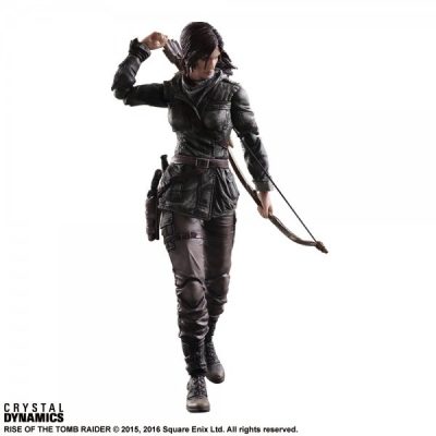 Figurine Tomb Raider Lara Croft Play Arts Kai – Square Enix – Sans Boîte, Manque Piolet