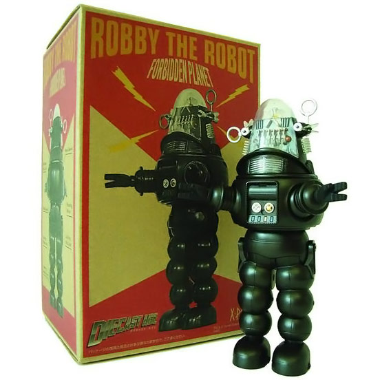 Robby the Robot Black and White Version Figure