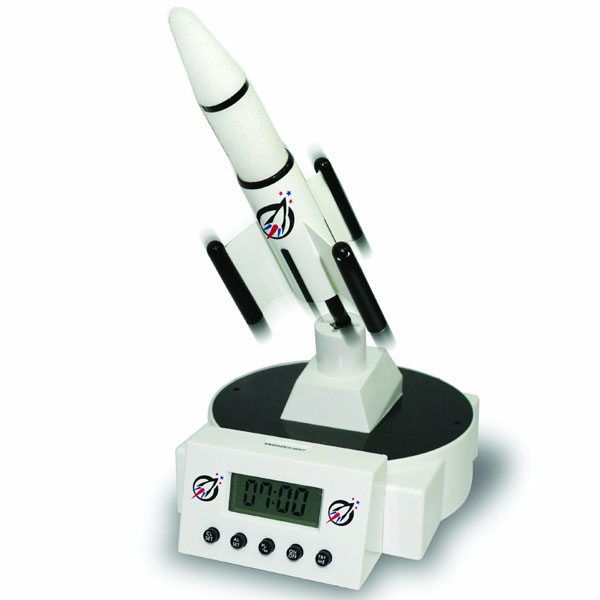 Rocket-Inspired Alarm Clock