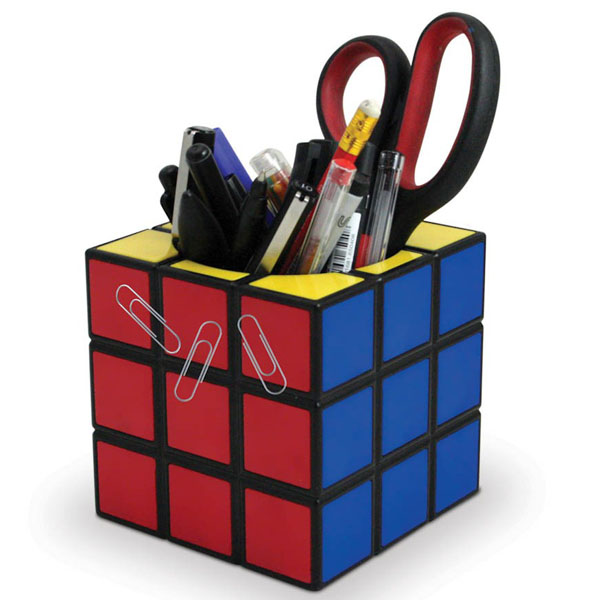 Rubik's Cube Desk Tidy