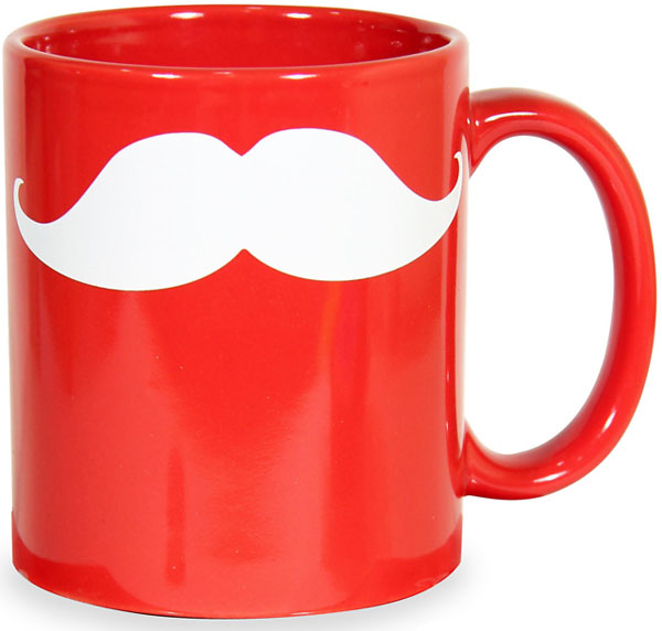 Santa Moustache Mug