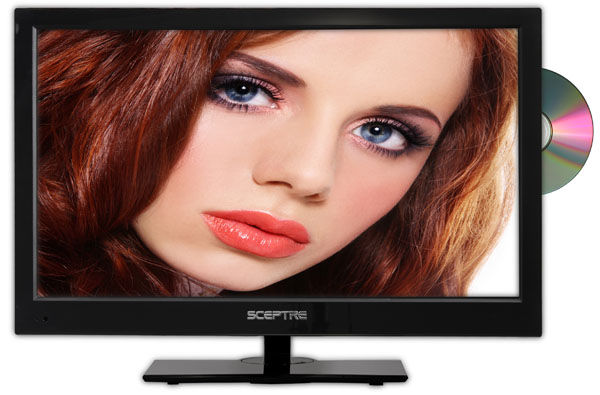 Sceptre 24 Inch LED HDTV with Ultra Thin DVD Player