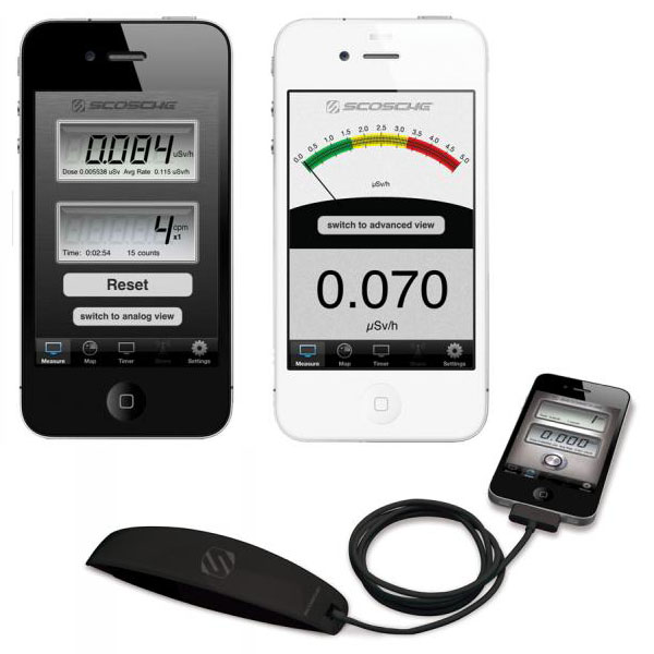 Scosche RDTX Portable Radiation Detector for iPod and iPhone