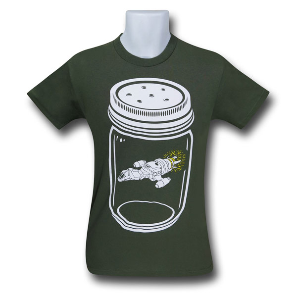 Serenity in a Jar Green Firefly Shirt