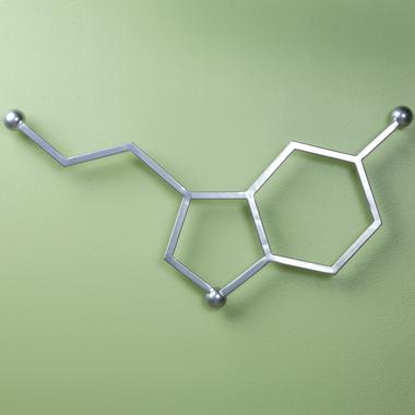 Serotonin Molecule Wall Art