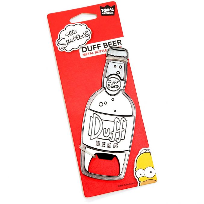 Simpsons Duff Beer Metal Bottle Opener