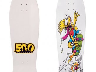 Simpsons Limited Edition 500th Episode Bart Slasher Skateboard Deck