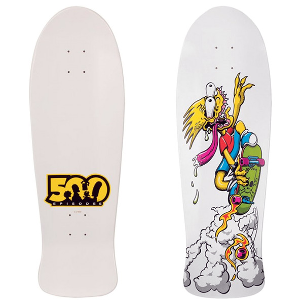 Simpsons Limited Edition 500th Episode Bart Slasher Skateboard Deck