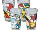 Simpsons Superhero Pint Glass 4-Pack