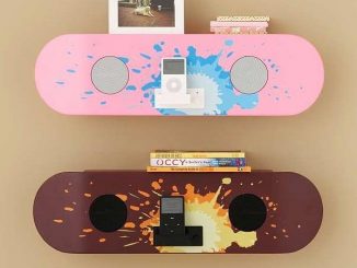 Skateboard iPod Speaker Shelf