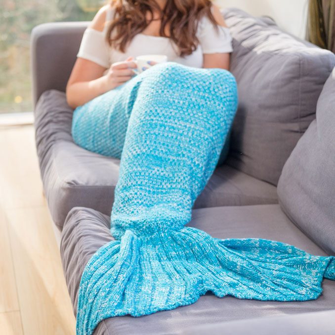 Unisex Slip-on Mermaid Blanket