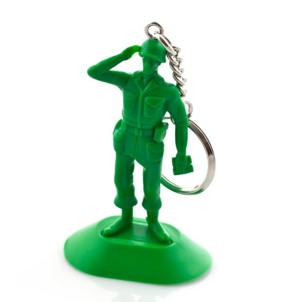 Soldier Phone Stand Keyring