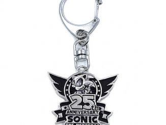 Sonic 25th Anniversary Keychain