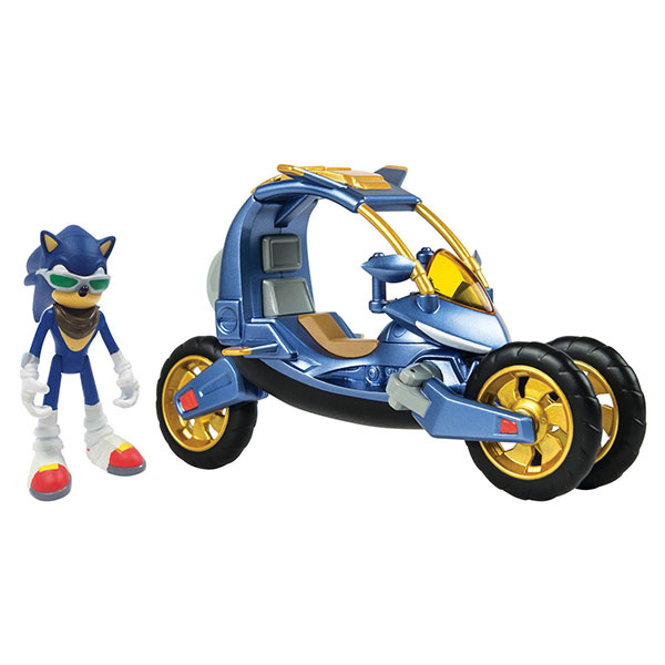Sonic Blue Force One Transforming Bike Figure