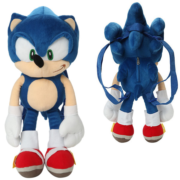Sonic The Hedgehog Plush Backpack
