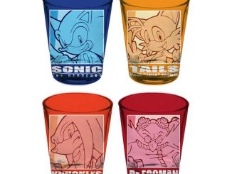 Sonic the Hedgehog Characters Shot Glass 4-Pack