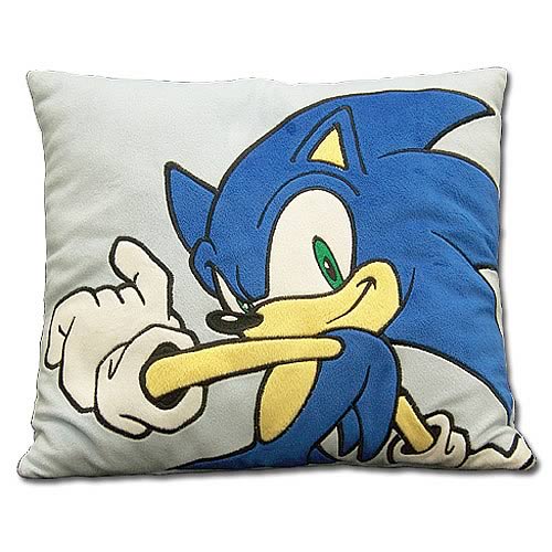 Sonic the Hedgehog Sonic Velvet Pillow