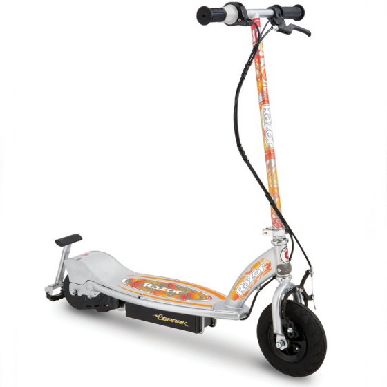 Spark Emitting Electric Scooter