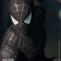 Spider-Man Black Suit Version Sixth-Scale Figure Mask Detail