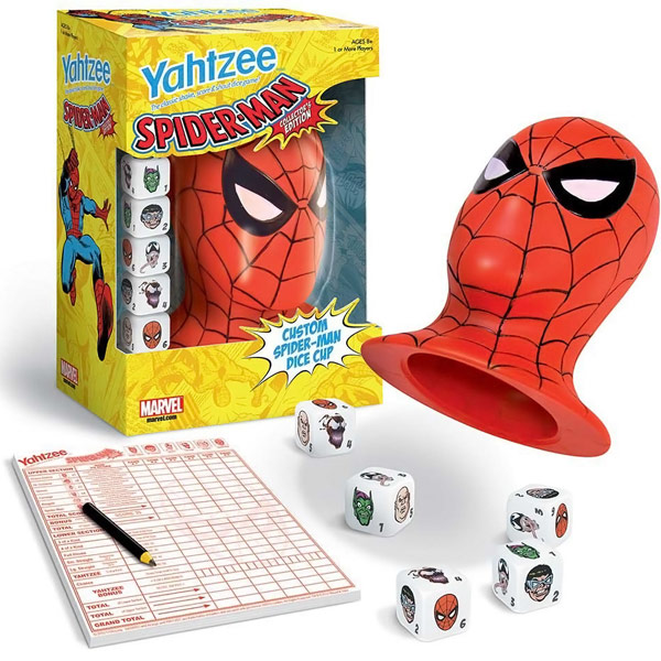 Spider Man Collectors Edition Yahtzee Game