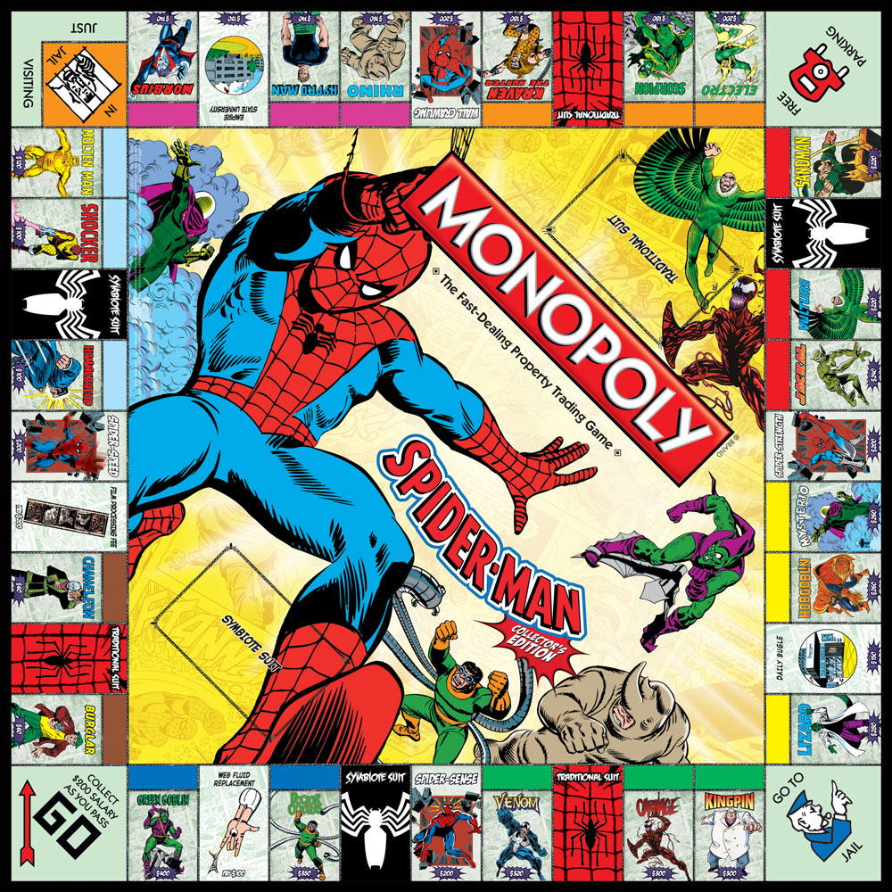 Spider-Man Monopoly Board Game