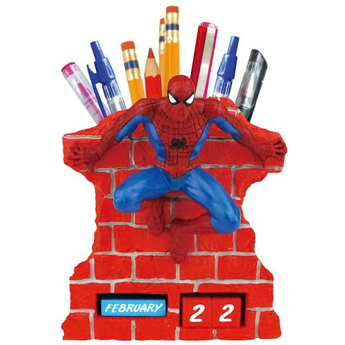 SpiderMan Calendar and Pencil Holder