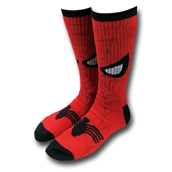 Spider-Man Face Crew Socks