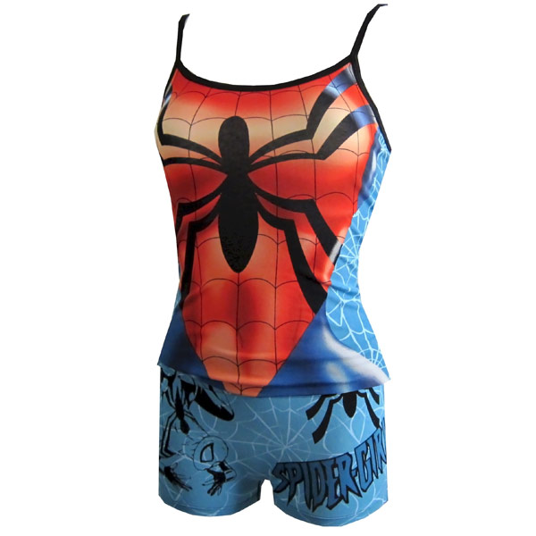 Spidergirl Juniors Womens Cami and Panty Set