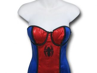 Spiderman Spidergirl Costume Sequin Corset