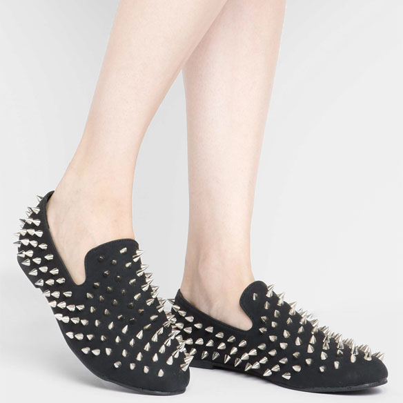Spiked Loafers