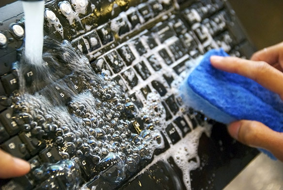 Squeaky Clean Washable Wireless Keyboard