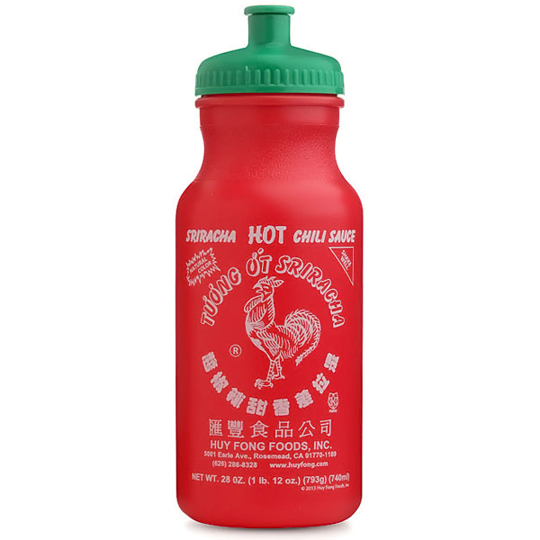 Sriracha Water Bottle