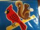 St Louis Cardinals with Rally Squirrel Duct Tape Clutch