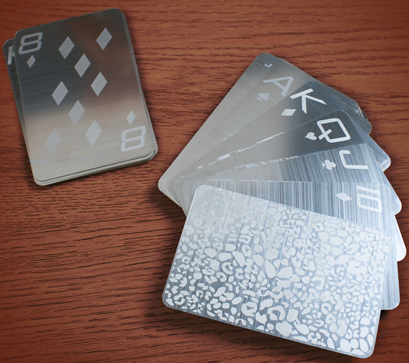 Stainless Steel Playing Cards